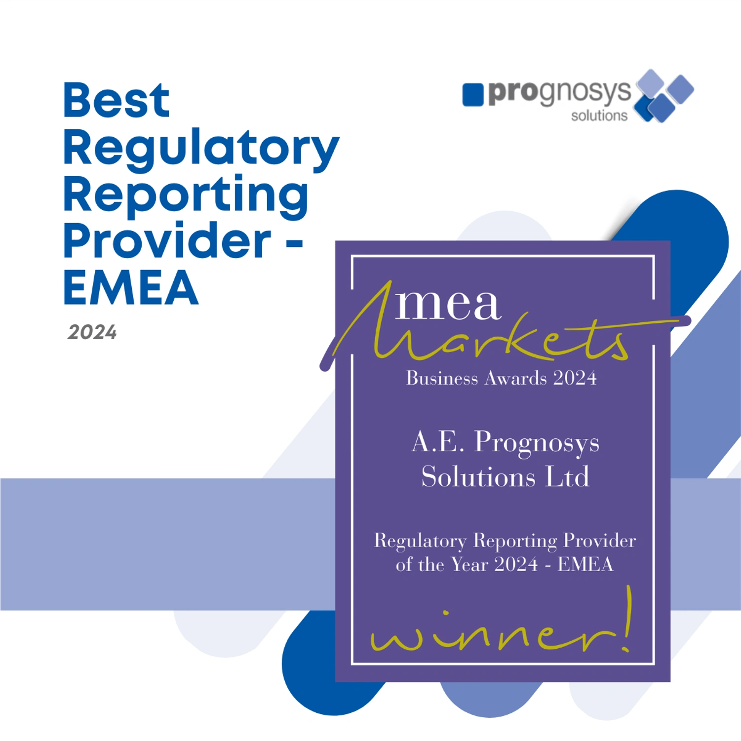 Best Regulatory Reporting Provider – EMEA” by MEA Markets